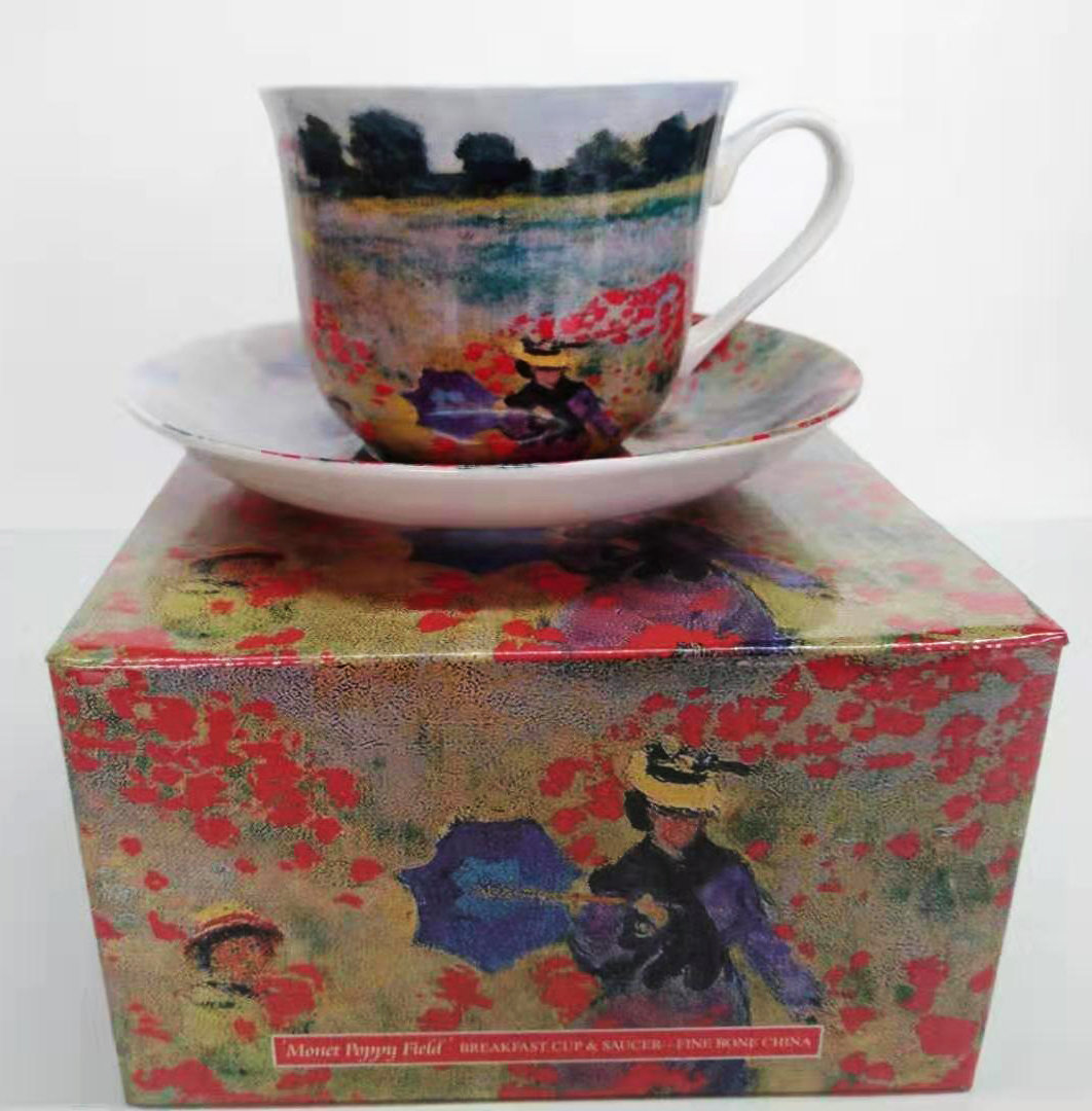 Weibel Bone China Cappuccino Cup and Saucer