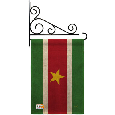 Double Sided 18.5'' H x 13'' W Burlap Garden Flag