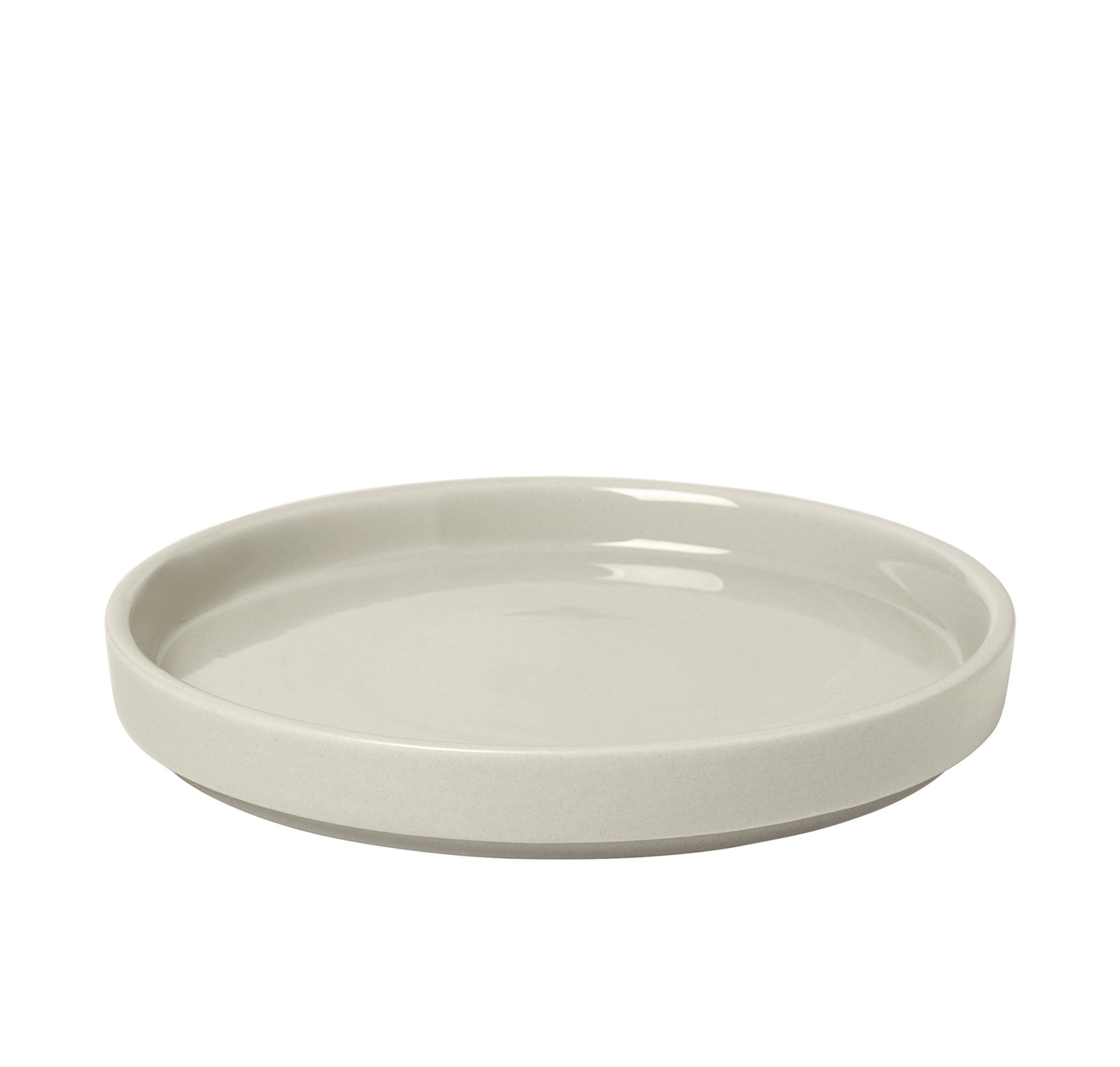 PILAR Stoneware 5.51" Bread and Butter Plate, Moonbeam/Cream