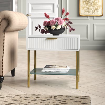 Stotfold End Table with Storage