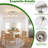 3-Lights Semi Flush Mount Ceiling Light with Clear Glass Shade-118315567