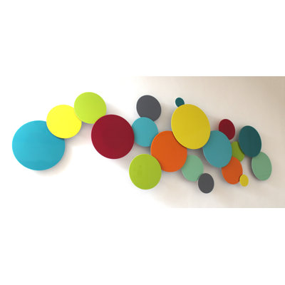 Jubilance Glass And Metal Wall Sculpture