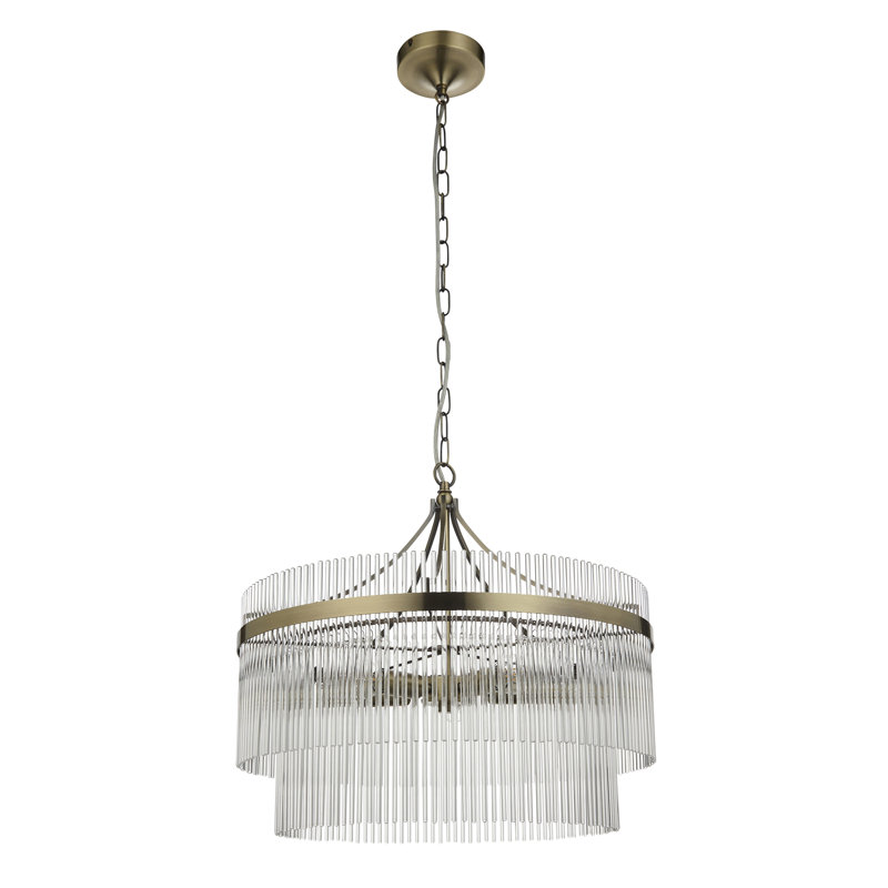 Geira 5 - Light Unique/Statement Chandelier, Antique Brass