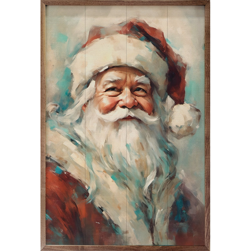 «Red Santa Portrait», H 24 po x l 16 po