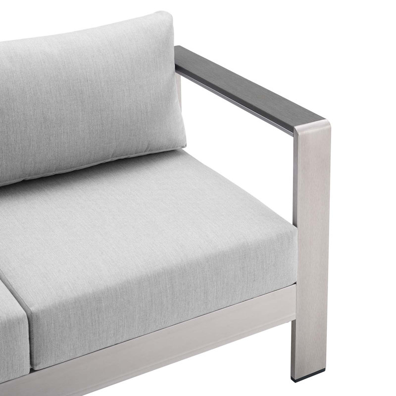 Causeuse d'extérieur Shore Sunbrella, gris