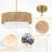 Atenas 3 - Light Dimmable Handmade Woven Rope Drum Chandelier-316798665-320607845