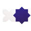 Argile Star with Cross 7 In. X 14 In. Porcelain Floor And Wall Tile Kit-673476275