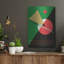 Ivy Bronx «Suprematist Abstract Geometric 6» par Gary Williams, art mural en métal-1784499083