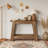 Rustic Console Table,2-Tier Entryway Table,Narrow Sofa Table