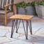 Table d'appoint en bois et métal Zion