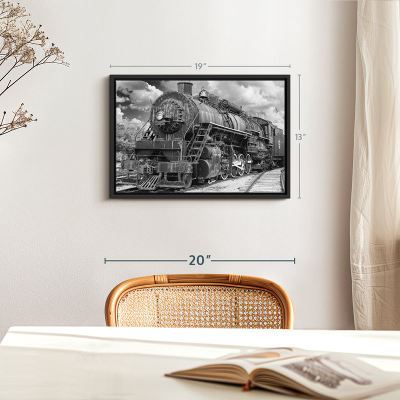 " Steam Engine Train Wall Art ", 13" H x 19" W