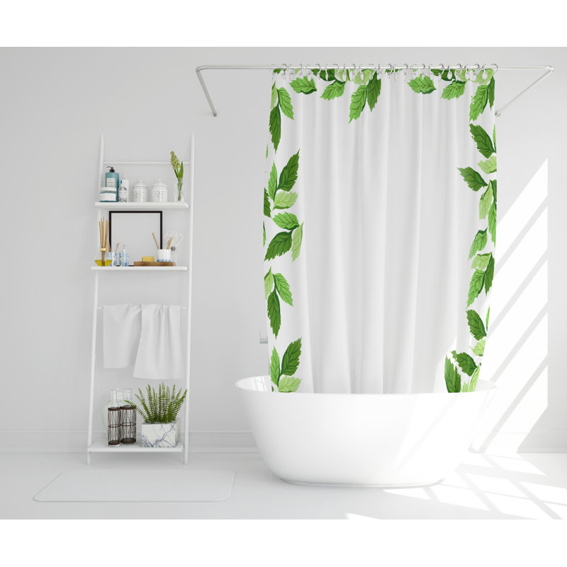 Eastleigh Polyester Shower Curtain Set, 168cm H x 168cm W