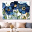 Art mural jardin printanier, toile florale fleurie, Jovanny