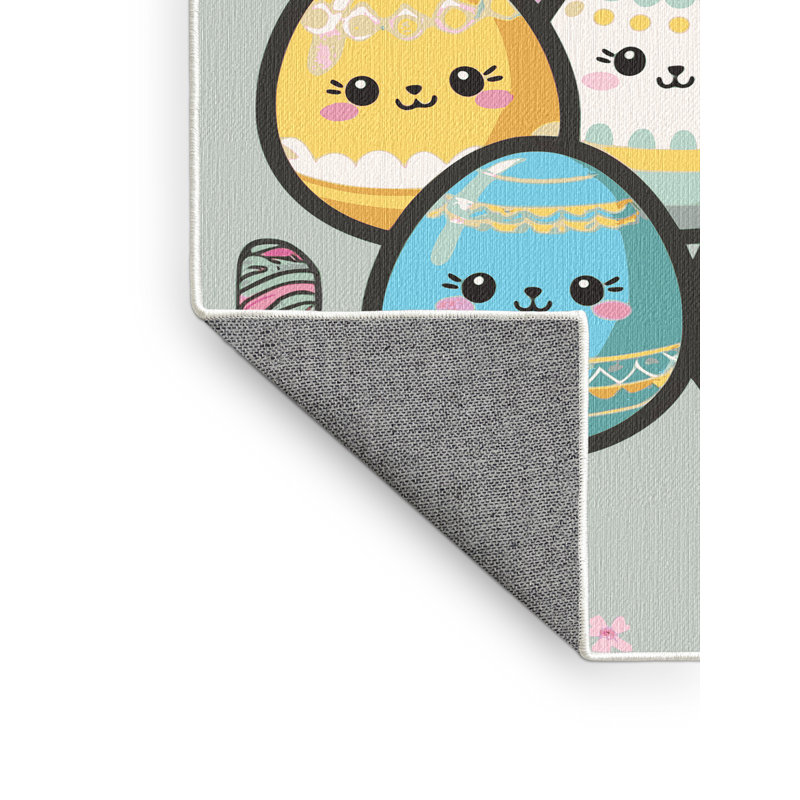 Le tapis des Fêtes de Pâques Printemps Aisle®, Rectangulaire 2 pi x 3 pi