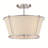 Pulito 3lt Convertible Semi-Flushmount/Pendant, Polished Nickel