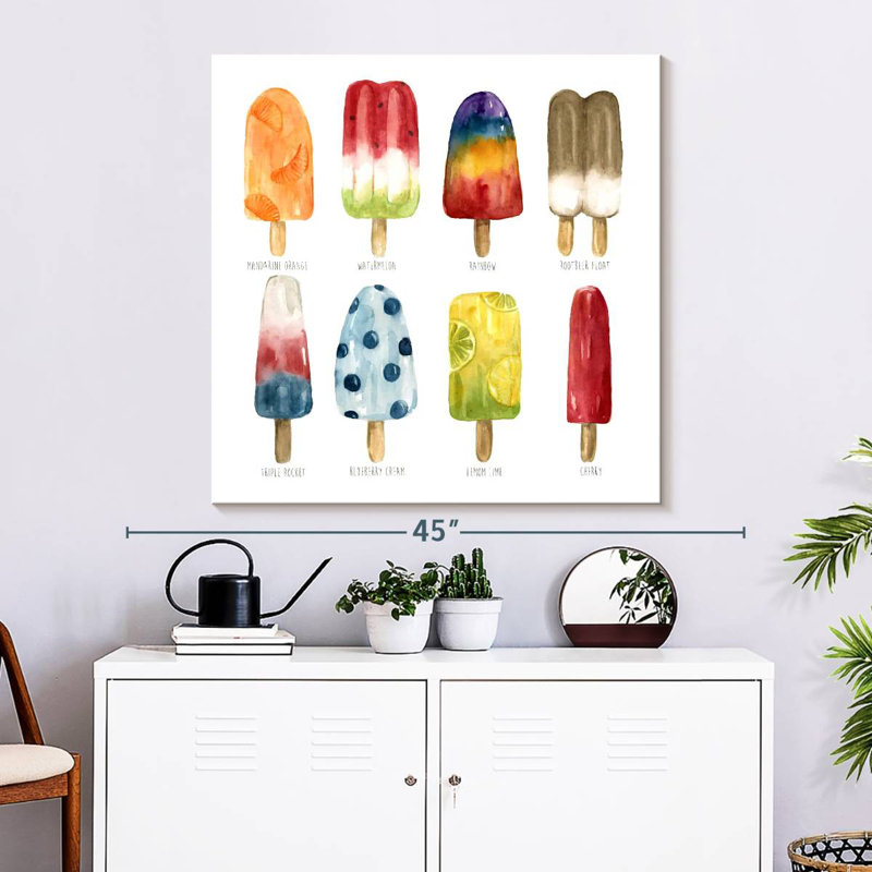Saveur préférée de Yarlin Popsicles, H 33 po x l 33 po