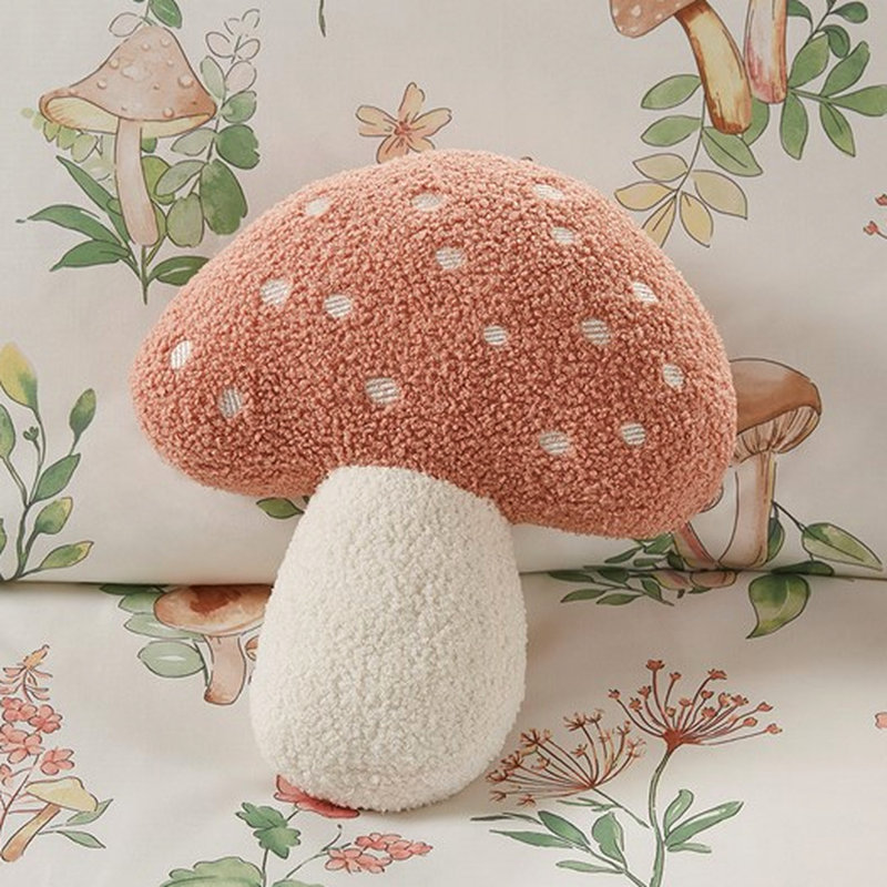 Literie Jardin de Champignons, Grand/Queen, Tissu, Antimicrobien