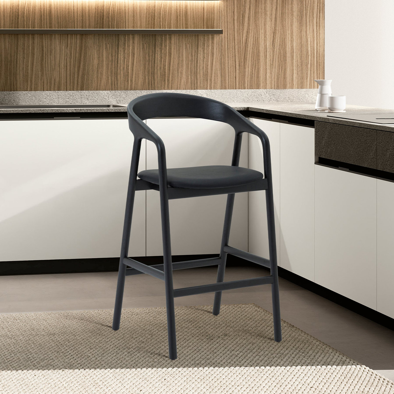 Buffolino Bar and Counter Stool, Bar Stool (30" Seat Height)