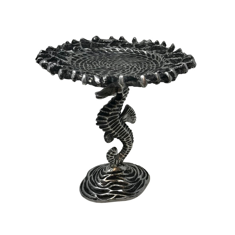 Assiette à bougie hippocampe