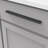 Streamline Collection Rectangular Pull - 8-13/16" Center to Center Cabinet Pull Flat Onyx - Contemporary Hardware for Drawers & Cabinets    -91113126-117135560