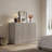Cesiro 46.65'' W Sideboard With 3 Fluted Doors And Adjustable Shelves-1924830438