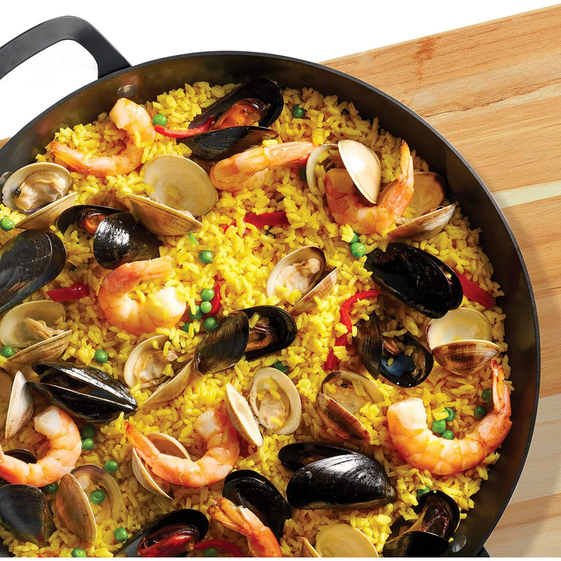 Tramontina 15in. Carbon Steel Paella Pan