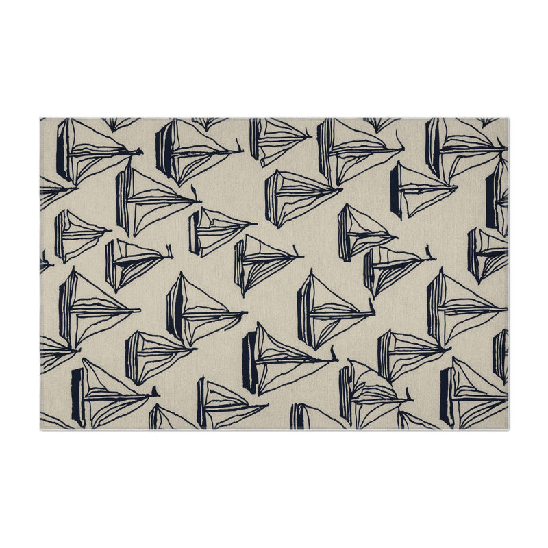 Tapis intérieur et extérieur beige Transport, Rectangulaire 8 pi x 10 pi