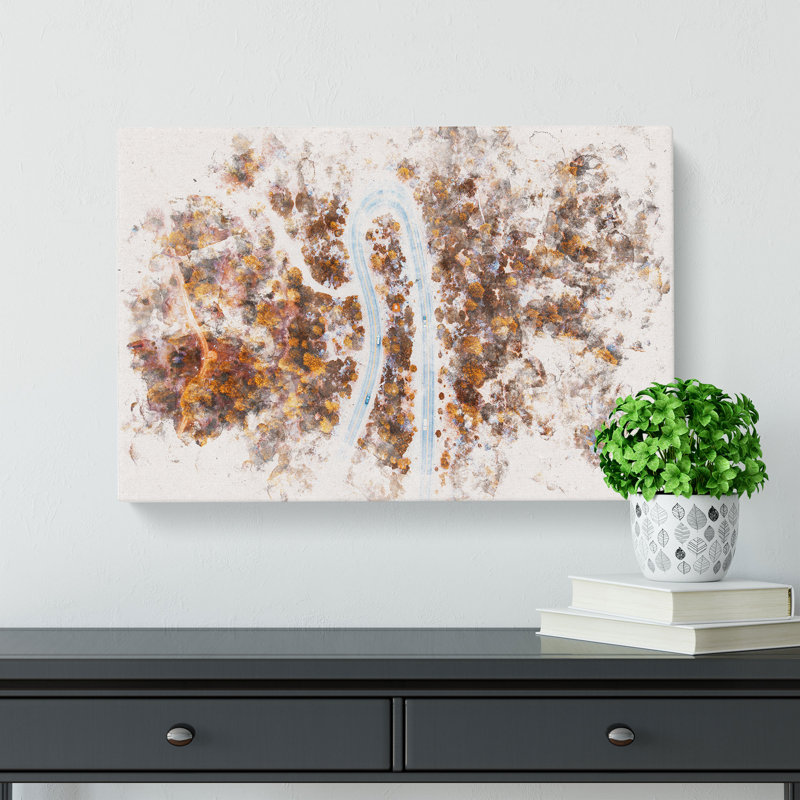Bend In The Forest Road - Wrapped Canvas Print, 40cm H x 60cm W x 3cm D
