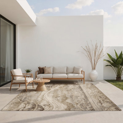 Aurora Flow Indoor And Outdoor Area Rug