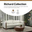Causeuse Richard en cuir véritable avec pieds en bois massif-38007296-41902305-41902307