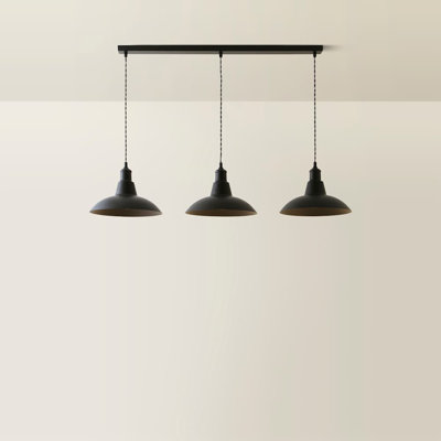 3 - Light Matte Black Pendant