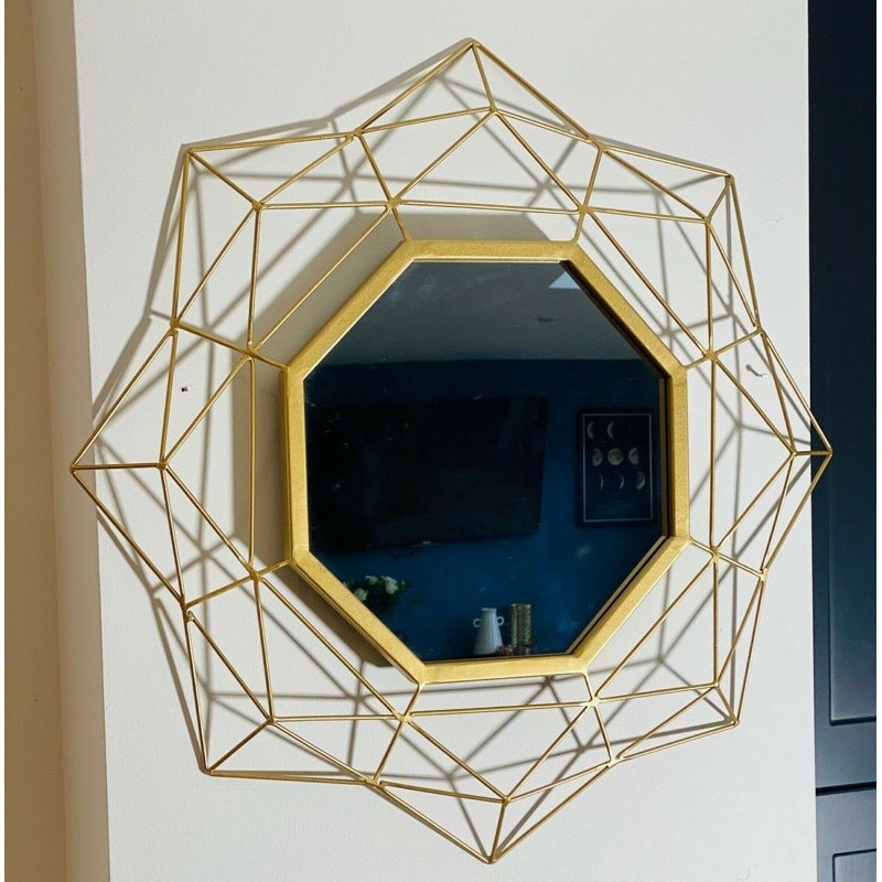 Rowe Metal Flat Wall Mirror