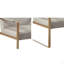 Chaise d'appoint, accoudoirs et pieds en métal (chaise d'appoint)