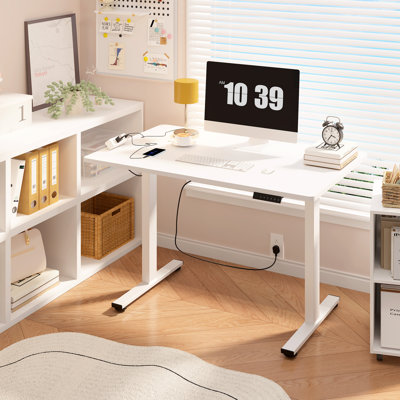 Adjustable Standing Desk, Whole-Piece Desktop