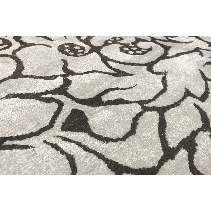 Floral Area Rug, Rectangle 5'10" x 9'