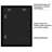 Poster Frame - Wooden Picture Frame with Mat and Plexiglass Cover-110048772-110048773