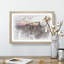 Toronto Canada Skyline in Abstract - Picture Frame Graphic Art Print-55766399-55766400