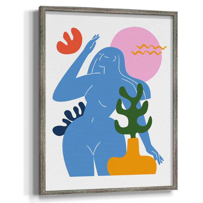 Matisse CDXLVII, reproduction d'art encadrée - bois massif, H 11 po x l 9 po