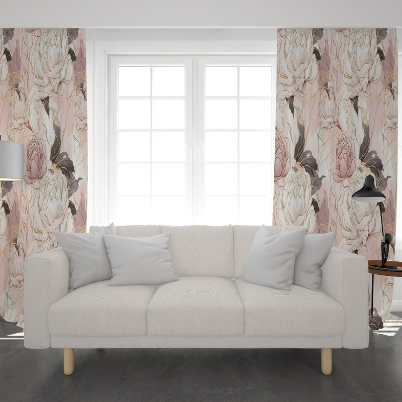 Geriah Room Darkening Curtain Pair, 56" W x 78" L
