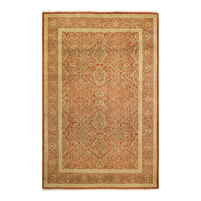Classic One-of-a-Kind 4' 2" X 6' 7" Hand Knotted Area Rug