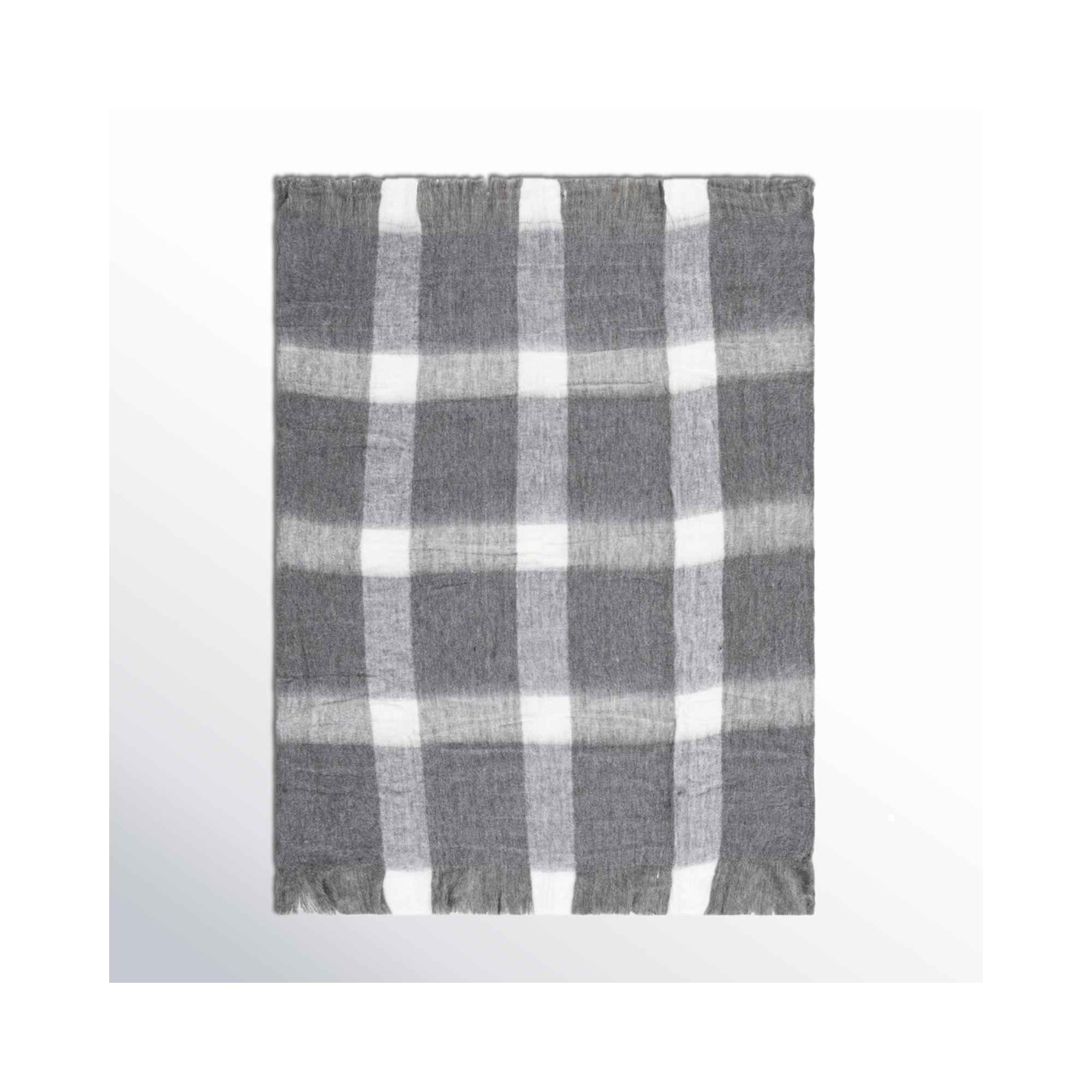 Santorini Knitted Throw Blanket