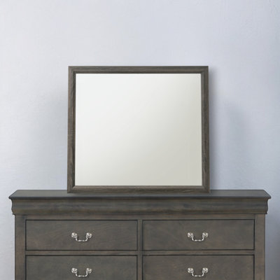 Idylle Mirror in Weathered Gray