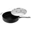 Stellar Hard Anodised Aluminum Saute Pan with Lid