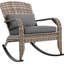 Chaise Adirondack à bascule en rotin Brookdale-308172152
