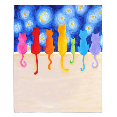 Couverture murale chats 