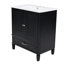 Meuble-lavabo 30 po avec lavabo style rétro-128397088