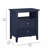 2-Drawer Bedroom Nightstand-340652057