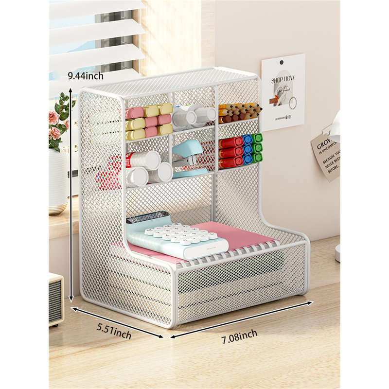 Tablette de bureau, porte-documents de bureau, Blanc