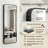 Tempered Glass and Aluminum Alloy Framed Decorative Wall Mirror-444725224-444725231-444725229
