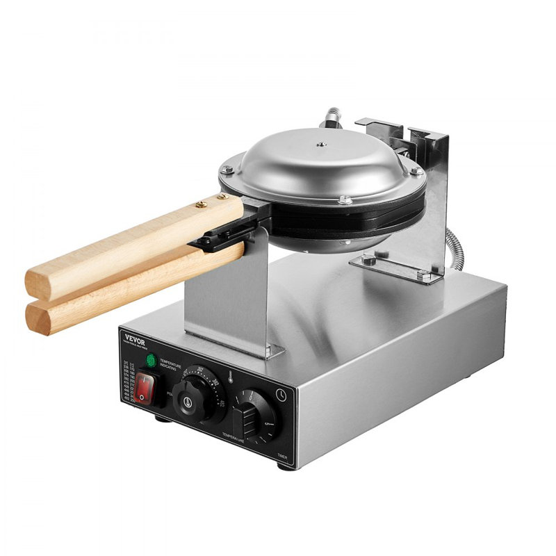 Gaufrier commercial anti-adhésif 1400W